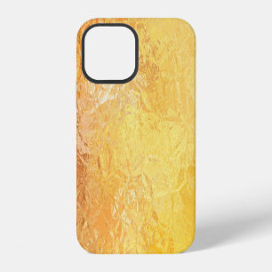 Gold Eleganz: Abstrakter Luxus-Hintergrund iPhone 12 Hülle