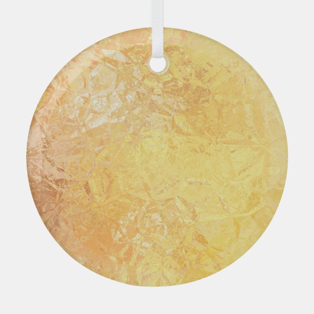 Gold Eleganz: Abstrakter Luxus-Hintergrund Ornament Aus Glas (Vorderseite)