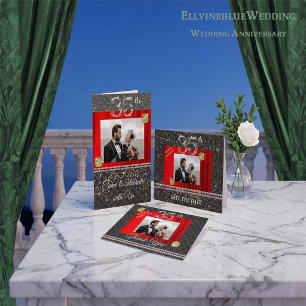 Gold Emerald 35. Hochzeitstag Danke