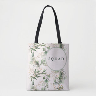 Gold Eucalyptus Gift Boho Brautparty Tasche