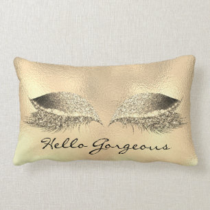 Gold Eyes Makeup Lash Hallo Gorgeous Metallic Lendenkissen