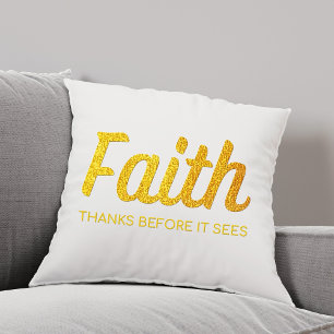 Gold Faith T-Shirt - Dankbarkeit Inspiration Chris Kissen