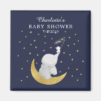 Gold Fang ein Star Bunny Elephant Baby Dusche