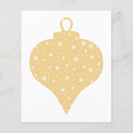 Gold Farbe Weihnachtsbaumdesign.