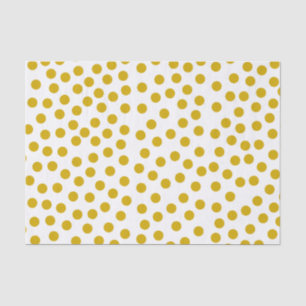 Gold farbige Tupfen Seidenpapier