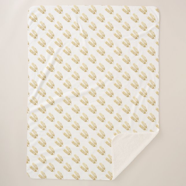 Gold Feathers Sherpadecke (Vorderseite)
