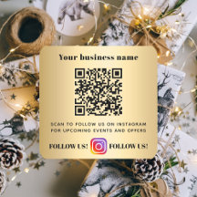 Gold-Firmenname qr-Codeinstagramm