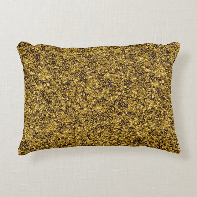 Gold Flaked Dekokissen (Vorderseite)