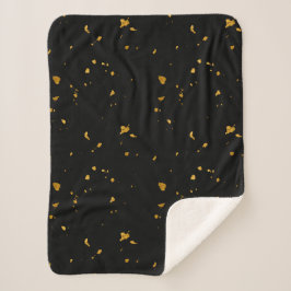 Gold Flakes Black Sherpadecke