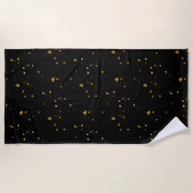 Gold Flakes Black