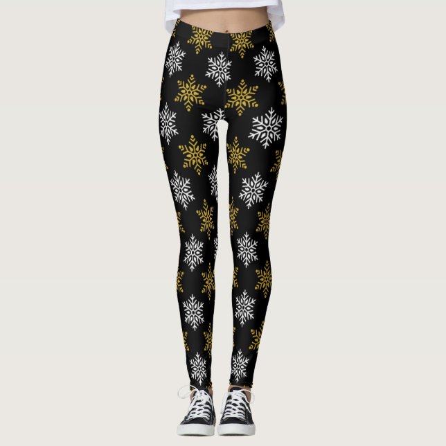 Gold Flakin Leggings (Vorderseite)