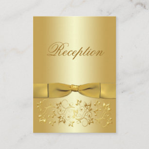 Gold Floral Enclosure Card zum 50. Jubiläum Begleitkarte