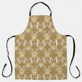 Gold-Floral-Schürze Schürze