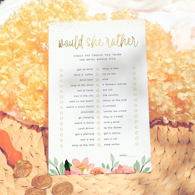 Gold Floral würde sie eher Brautparty spielen (Von Creator hochgeladen)