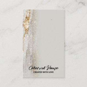 Gold Fock Fleck Earring Display Cards Visitenkarte