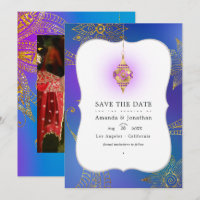 Gold Foil Arabian Bollywood Wedding Foto