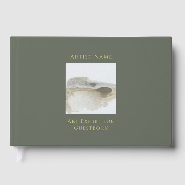 Gold Foil Art Exhibition Gästebuch (Vorderseite)