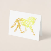 Gold Foil Dressage