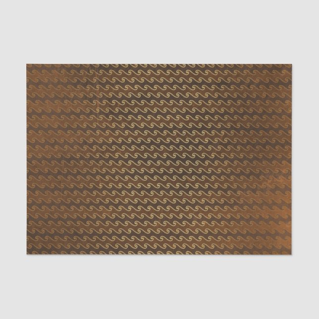 Gold Foil Erntedank Seidenpapier (Vorderseite)