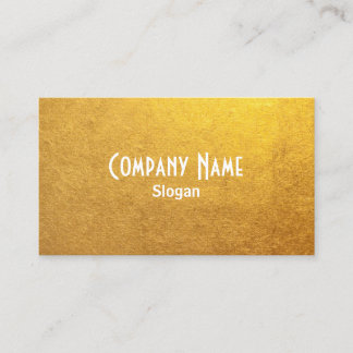Gold Foil Foto Visitenkarte