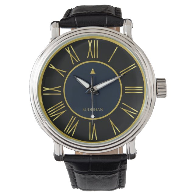 Gold Foil Luxury Watch Armbanduhr (Vorderseite)