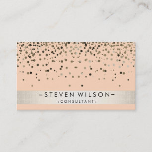 Gold Foil Metal Beruflich Moderne Elegante Visitenkarte