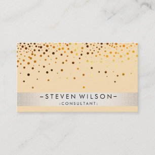 Gold Foil Metal Beruflich Moderne Elegante Visitenkarte