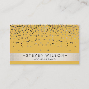 Gold Foil Metal Beruflich Moderne Elegante Visitenkarte