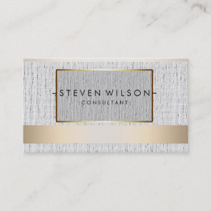 Gold Foil Metal Beruflich Moderne Elegante Visitenkarte