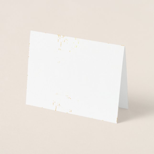 Gold Foil Plutôt Festive Bonne Carte de Noël (Devant)