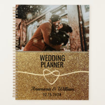 Gold Foto Wedding Planner Book