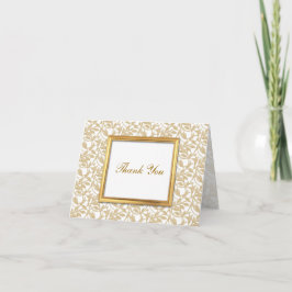 Gold Frame Custom Dankeschön Card Dankeskarte