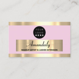 Gold Frame Fashion Beautique Shop Blush Visitenkarte
