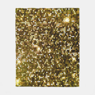 Gold funkeln: glänzender Hintergrund. Fleecedecke