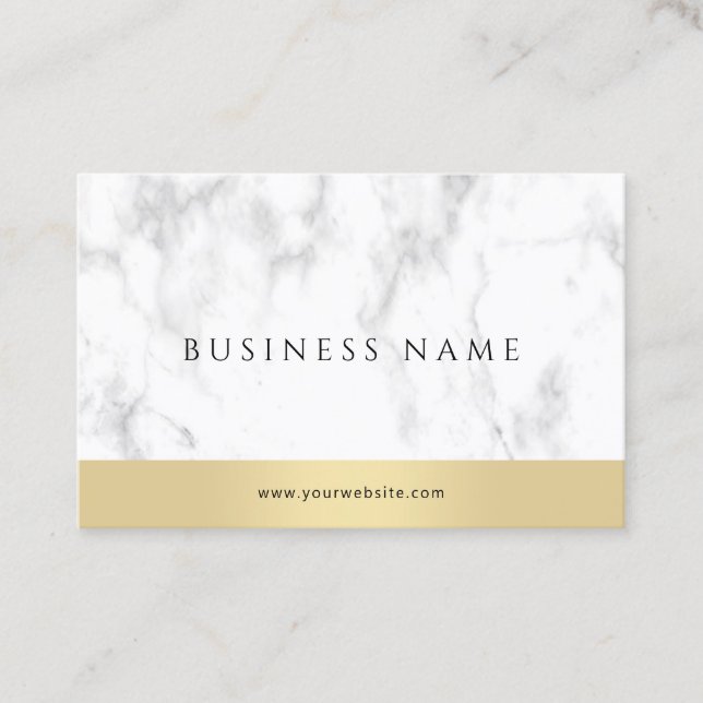 Gold für Ihre benutzerdefinierte Text-Elegante-Vor Visitenkarte (Vorderseite)