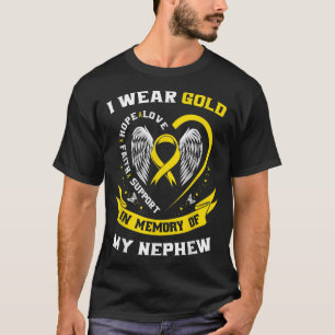 Gold für Kinder-Krebsbewusstsein T-Shirt