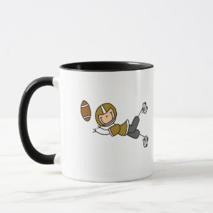 Gold Fußballspieler T-Shirts und Geschenke Tasse