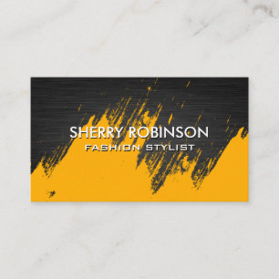 Gold gebürstet   Dark Metallic Business Card Visitenkarte