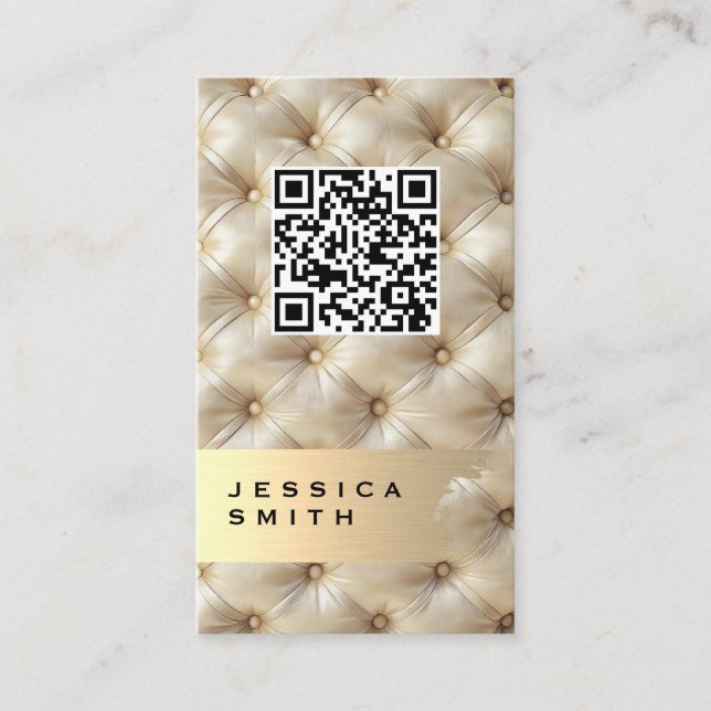 Gold gebürstet | Füllmaterial Visitenkarte (Vorderseite)