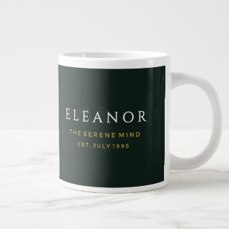 Gold-Geburtsblumen-Spezialitäten-Tasse - Juli Jumbo-Tasse