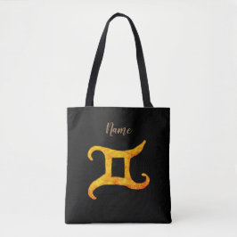 Gold Gemini Astrologie Tasche