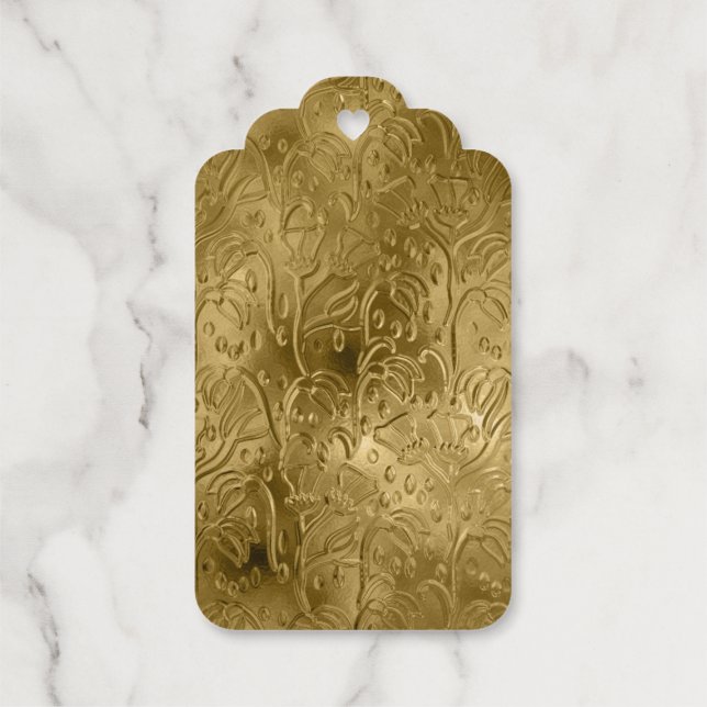 Gold Geschenkanhänger (Rückseite)