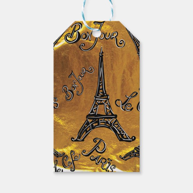 Gold Geschenkanhänger (Vorderseite)