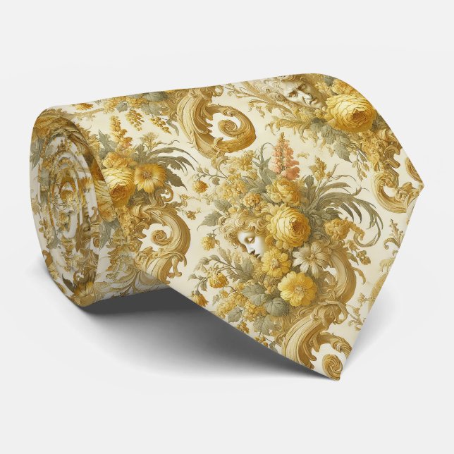 Gold-Gilde - Gotisch Viktorianisch Krawatte (Gerollt)