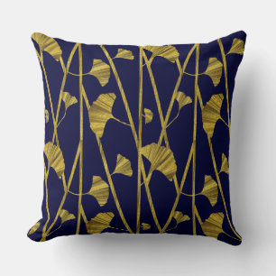 Gold-Ginkgo Kissen