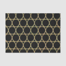 Gold Glam & Black Rings (Jegliche Farbe) Modernes 
