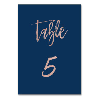 Gold-Glam-Chic-Hochzeit von Navy & Rose Tischnumme Tischnummer