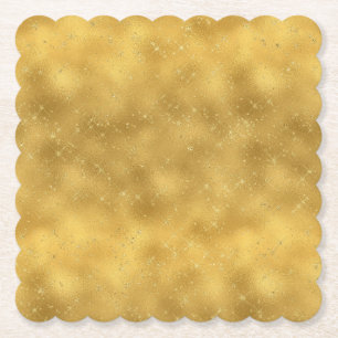 Gold Glam Funkeln Untersetzer