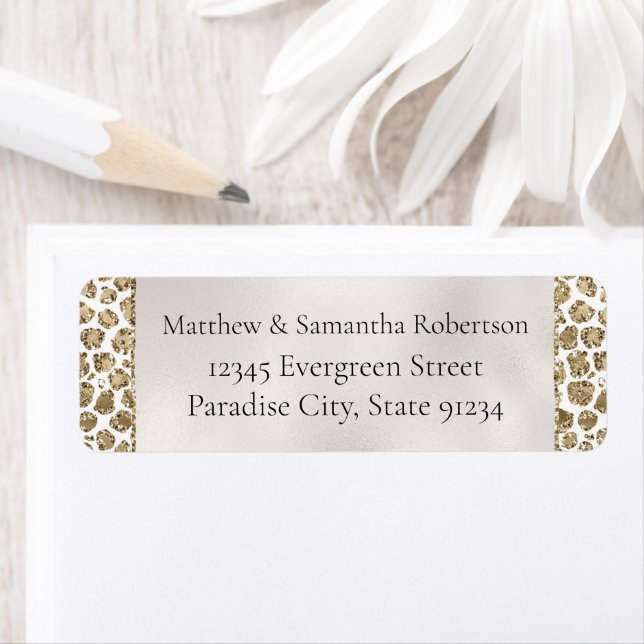 Gold Glam Glitzer Leopard Print (Insitu)