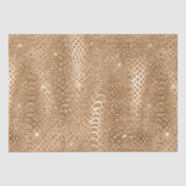 Gold Glam Glitzer Snake Skin Seidenpapier